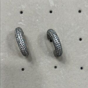 Elegant Silver Hoop Earrings